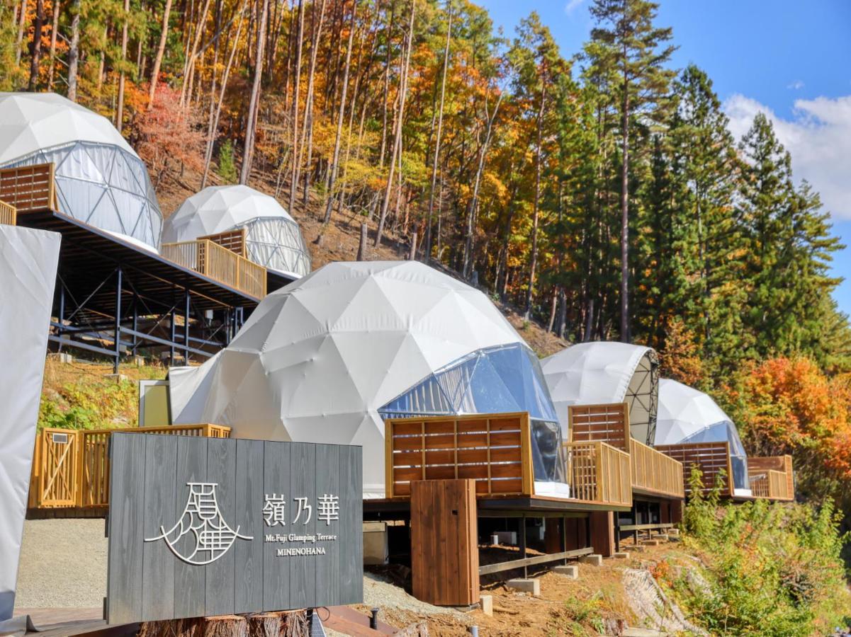 Mt.Fujiグランピングテラス　嶺乃華 Hotel Fujikawaguchiko Exterior foto